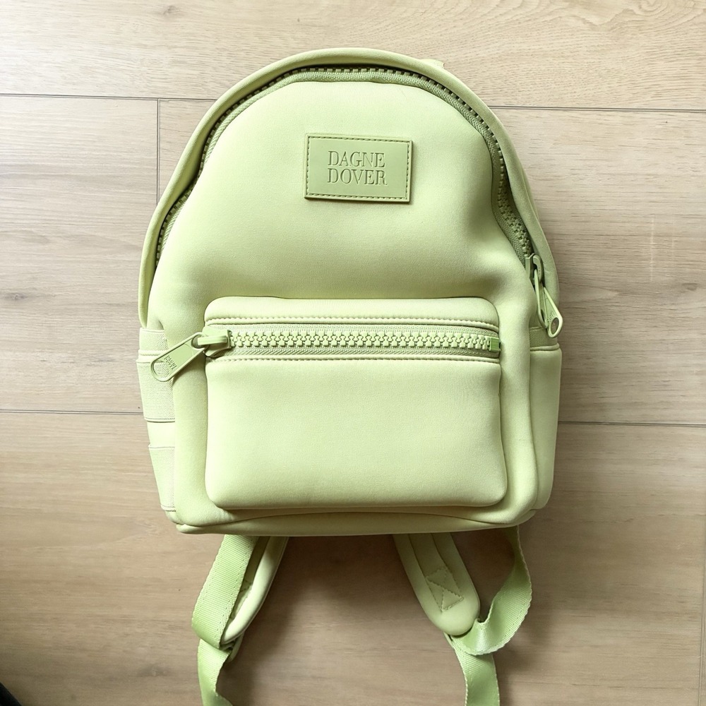 Dagne Dover Dakota Neoprene Small Backpack Bag Rare Matcha Green
